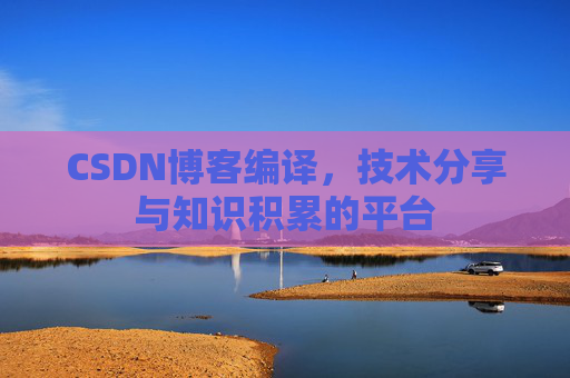 CSDN博客编译,技术分享与知识积累的平台